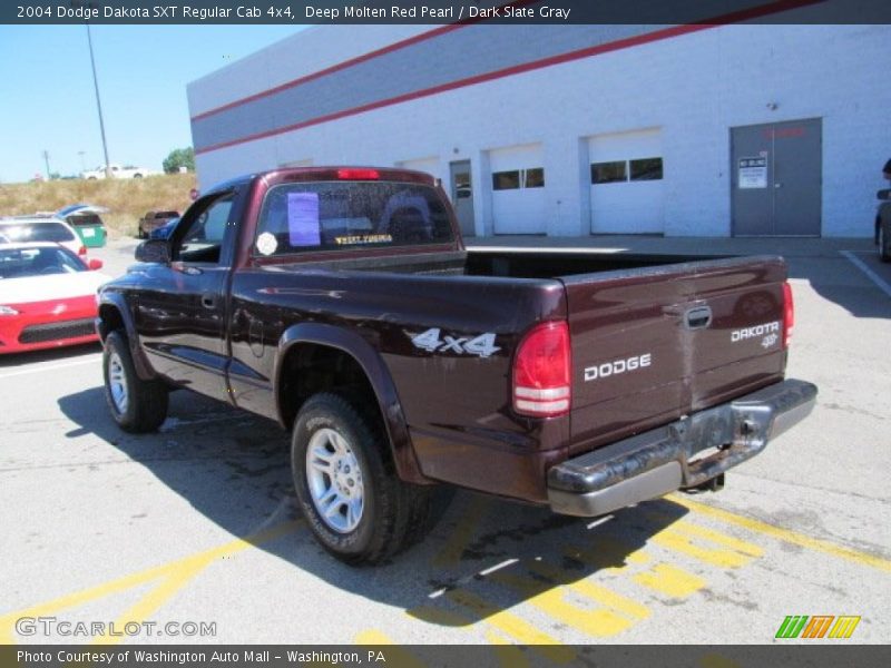 Deep Molten Red Pearl / Dark Slate Gray 2004 Dodge Dakota SXT Regular Cab 4x4