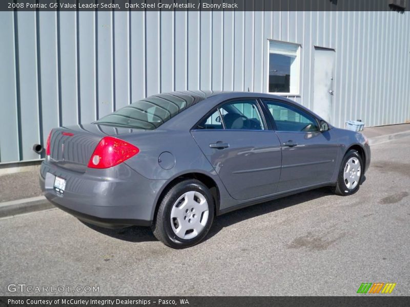 Dark Steel Gray Metallic / Ebony Black 2008 Pontiac G6 Value Leader Sedan