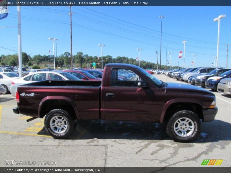  2004 Dakota SXT Regular Cab 4x4 Deep Molten Red Pearl