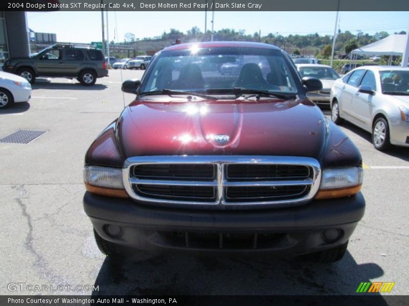 Deep Molten Red Pearl / Dark Slate Gray 2004 Dodge Dakota SXT Regular Cab 4x4