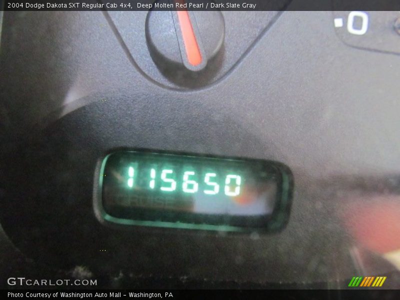 Deep Molten Red Pearl / Dark Slate Gray 2004 Dodge Dakota SXT Regular Cab 4x4