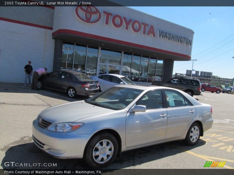 Lunar Mist Metallic / Stone 2003 Toyota Camry LE