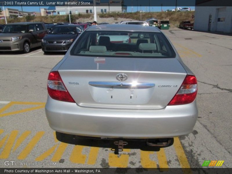 Lunar Mist Metallic / Stone 2003 Toyota Camry LE