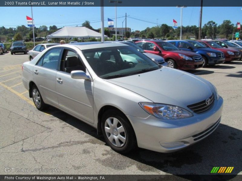 Lunar Mist Metallic / Stone 2003 Toyota Camry LE
