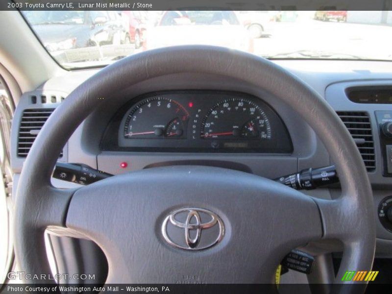 Lunar Mist Metallic / Stone 2003 Toyota Camry LE