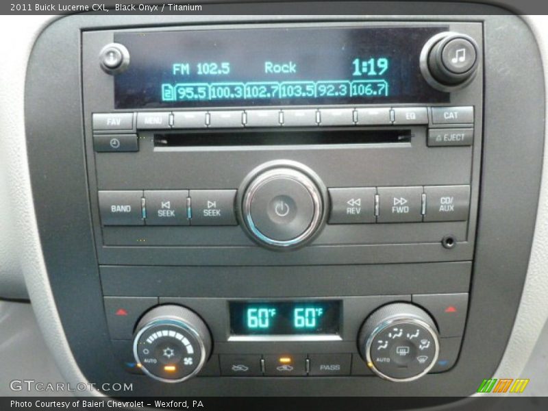 Black Onyx / Titanium 2011 Buick Lucerne CXL