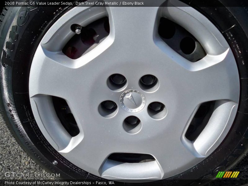 Dark Steel Gray Metallic / Ebony Black 2008 Pontiac G6 Value Leader Sedan