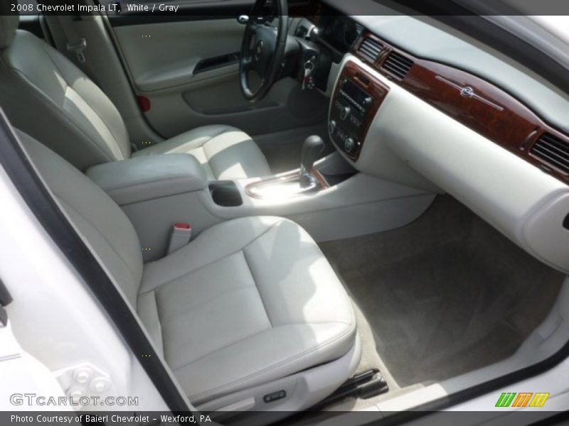 White / Gray 2008 Chevrolet Impala LT
