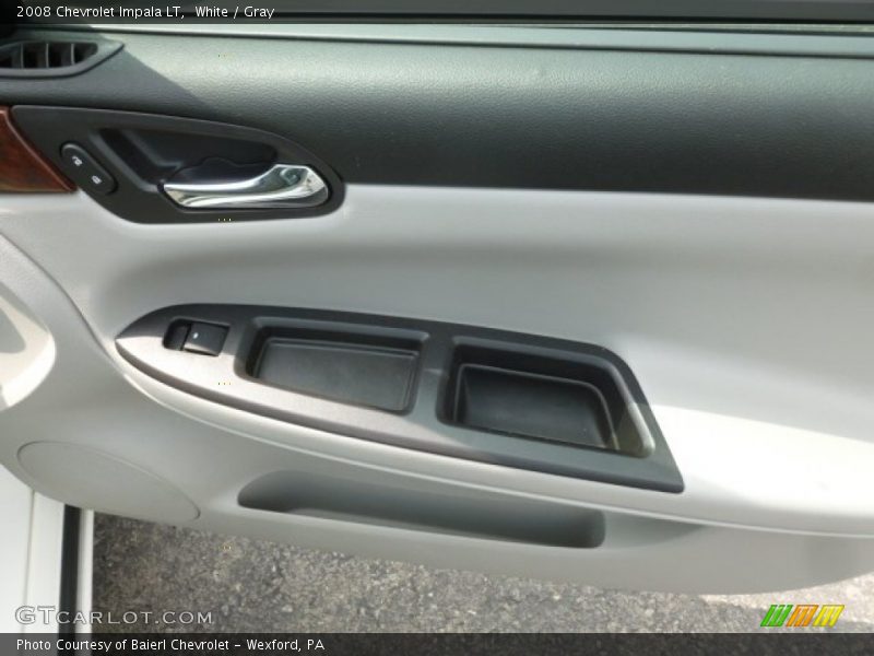 White / Gray 2008 Chevrolet Impala LT