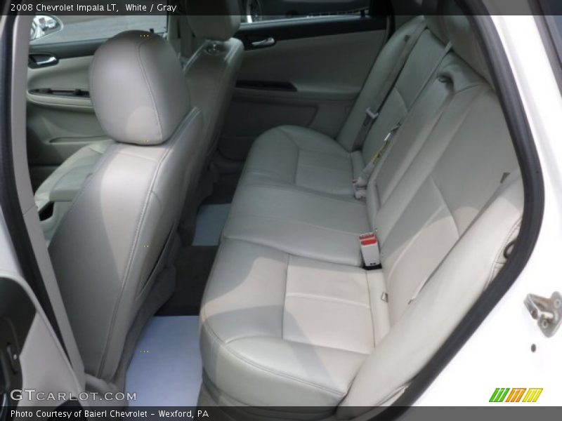 White / Gray 2008 Chevrolet Impala LT