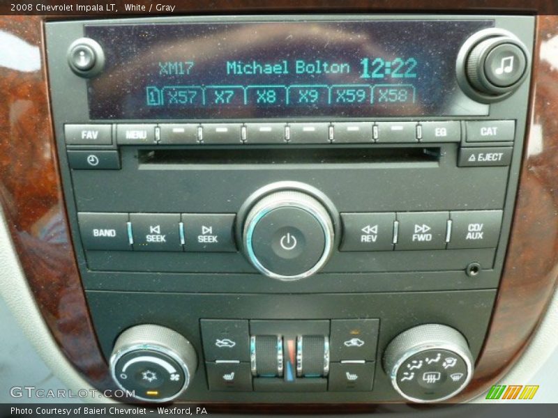 White / Gray 2008 Chevrolet Impala LT