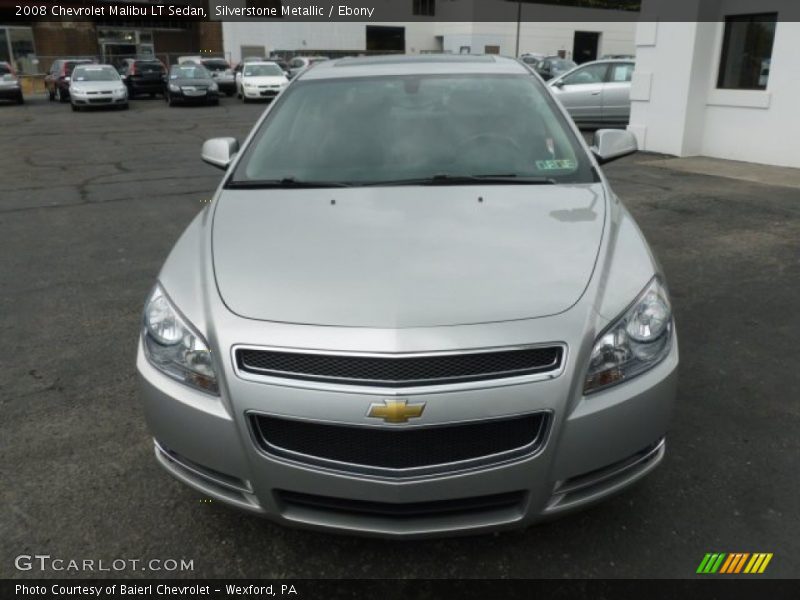 Silverstone Metallic / Ebony 2008 Chevrolet Malibu LT Sedan