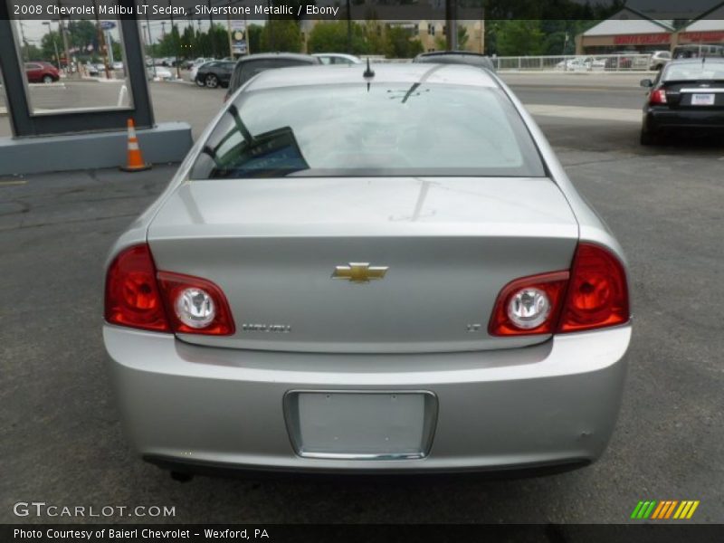 Silverstone Metallic / Ebony 2008 Chevrolet Malibu LT Sedan