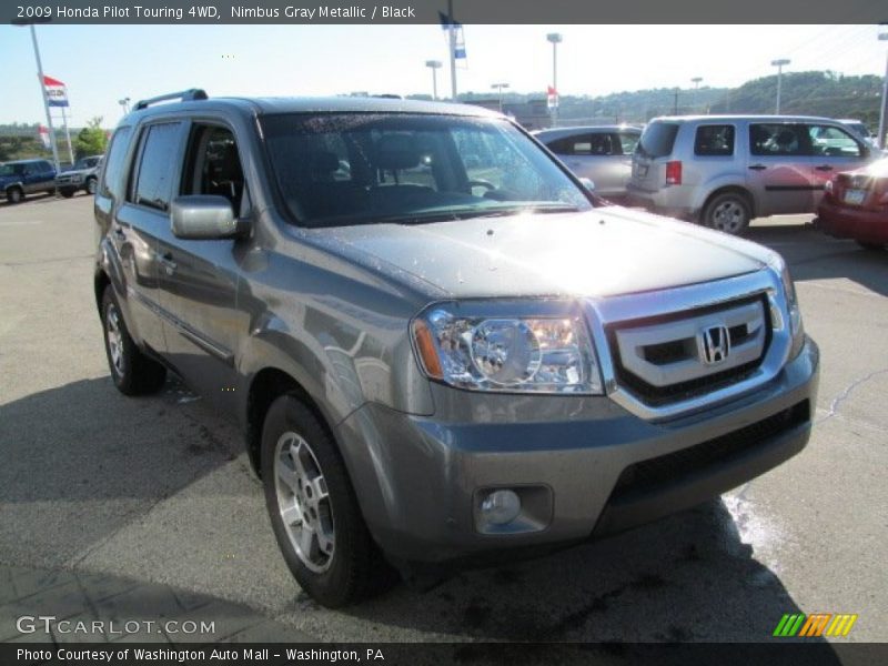 Nimbus Gray Metallic / Black 2009 Honda Pilot Touring 4WD