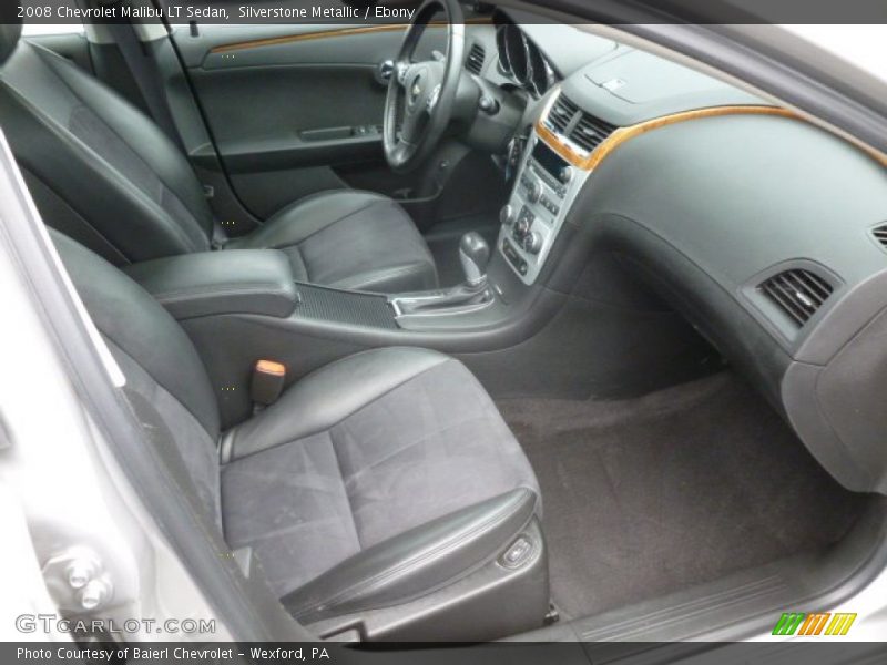 Silverstone Metallic / Ebony 2008 Chevrolet Malibu LT Sedan