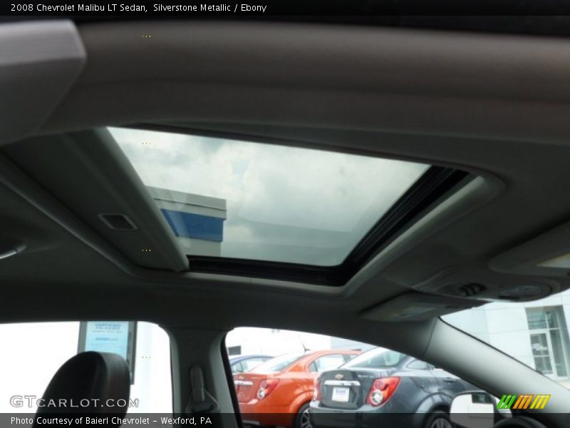 Silverstone Metallic / Ebony 2008 Chevrolet Malibu LT Sedan