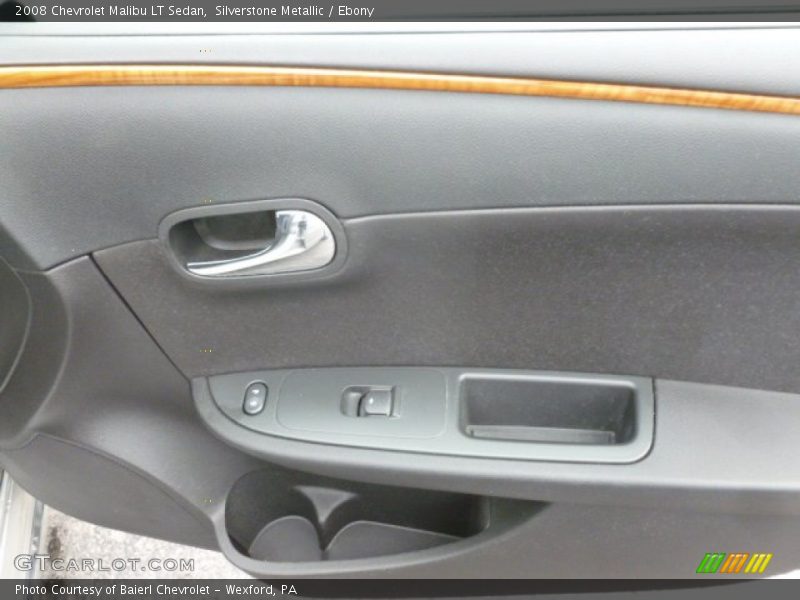 Silverstone Metallic / Ebony 2008 Chevrolet Malibu LT Sedan