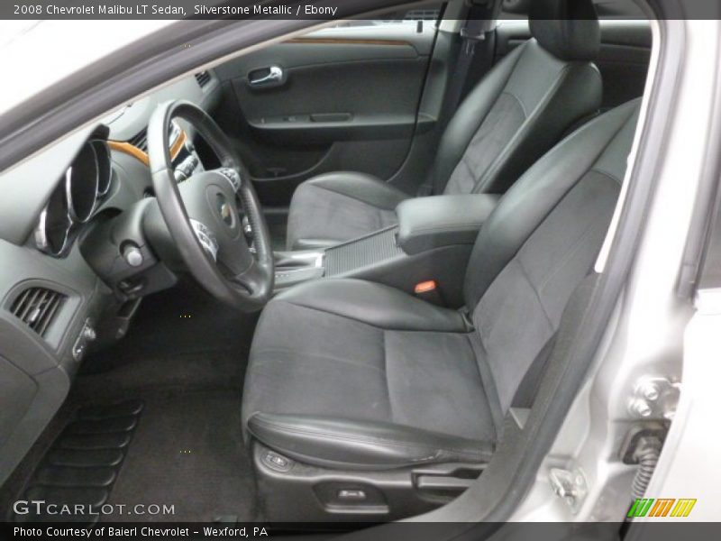 Silverstone Metallic / Ebony 2008 Chevrolet Malibu LT Sedan