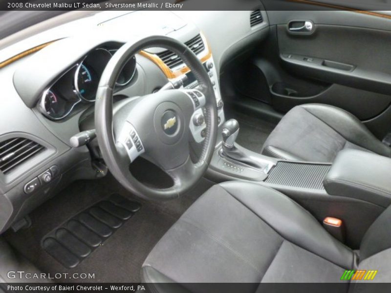 Silverstone Metallic / Ebony 2008 Chevrolet Malibu LT Sedan