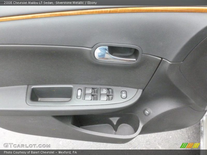 Silverstone Metallic / Ebony 2008 Chevrolet Malibu LT Sedan