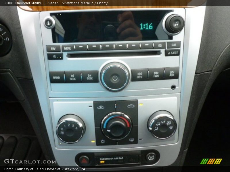 Silverstone Metallic / Ebony 2008 Chevrolet Malibu LT Sedan