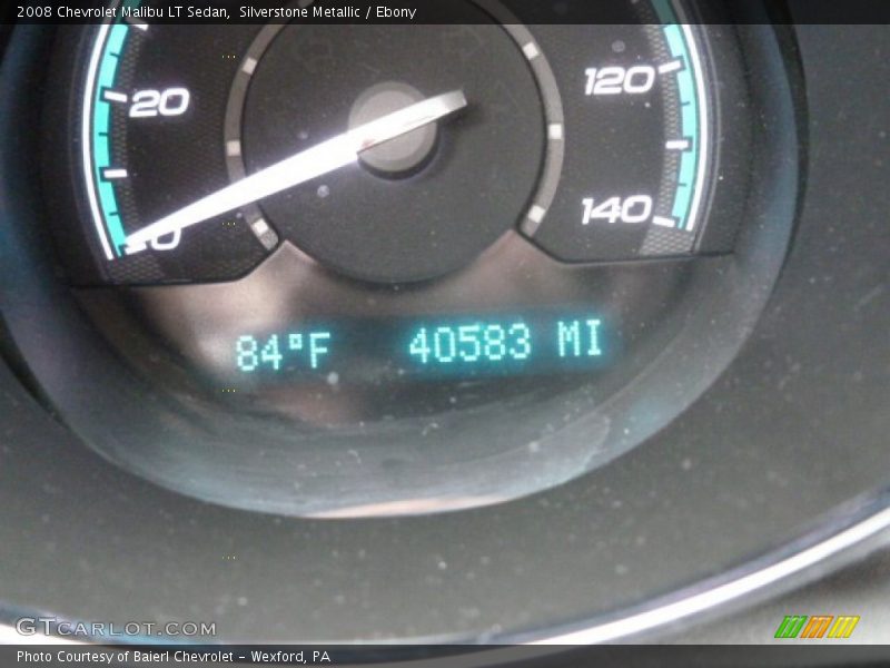 Silverstone Metallic / Ebony 2008 Chevrolet Malibu LT Sedan