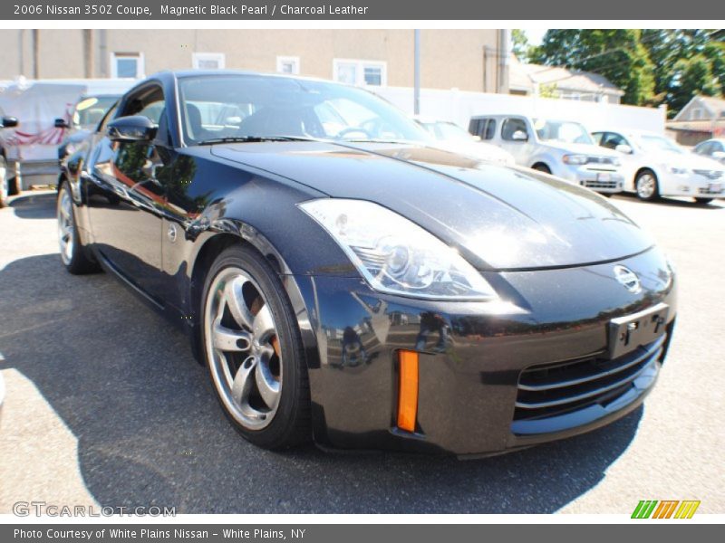 Magnetic Black Pearl / Charcoal Leather 2006 Nissan 350Z Coupe