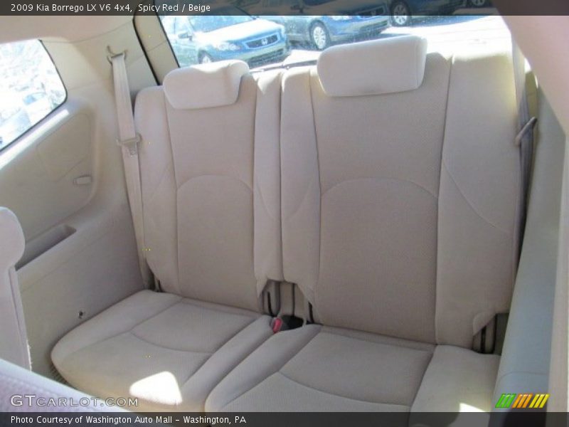 Spicy Red / Beige 2009 Kia Borrego LX V6 4x4