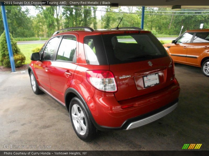 Cherry Red Metallic / Black 2011 Suzuki SX4 Crossover Touring AWD