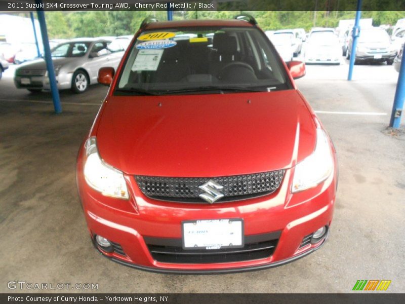 Cherry Red Metallic / Black 2011 Suzuki SX4 Crossover Touring AWD