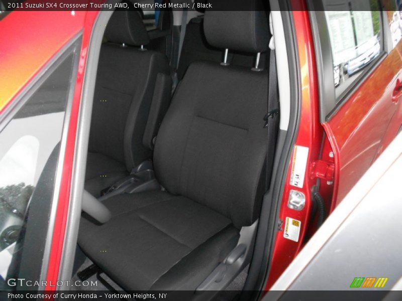 Cherry Red Metallic / Black 2011 Suzuki SX4 Crossover Touring AWD
