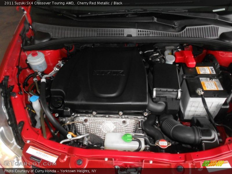 Cherry Red Metallic / Black 2011 Suzuki SX4 Crossover Touring AWD