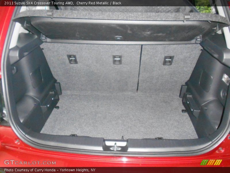Cherry Red Metallic / Black 2011 Suzuki SX4 Crossover Touring AWD