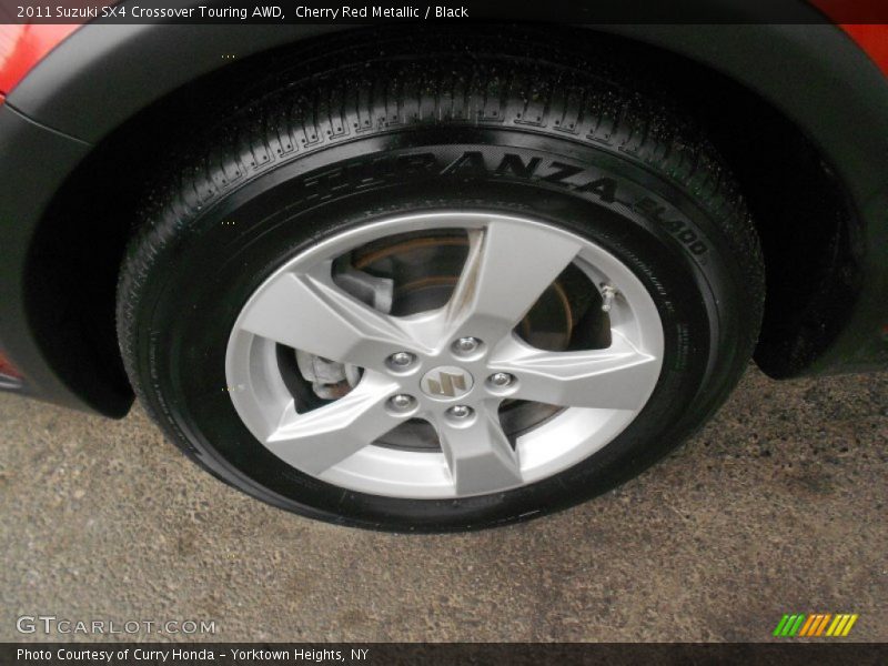 Cherry Red Metallic / Black 2011 Suzuki SX4 Crossover Touring AWD