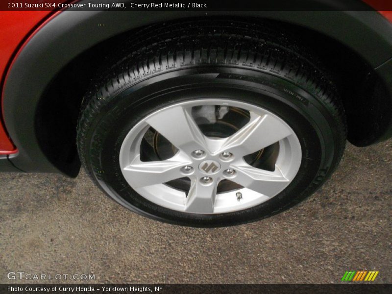 Cherry Red Metallic / Black 2011 Suzuki SX4 Crossover Touring AWD