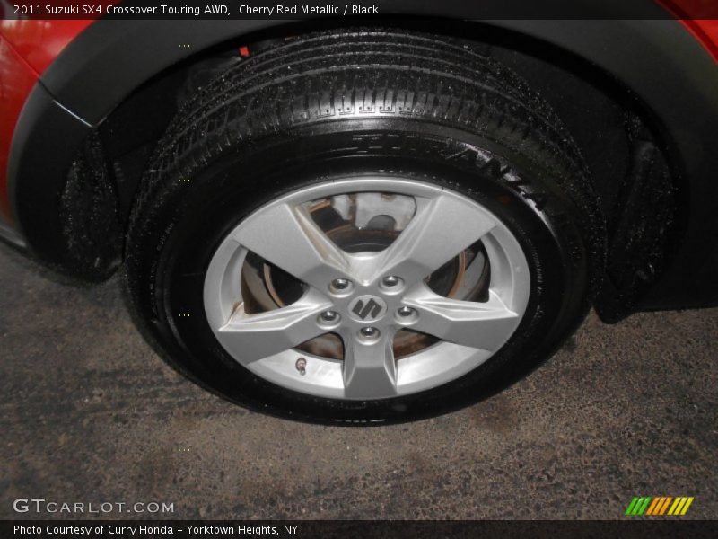 Cherry Red Metallic / Black 2011 Suzuki SX4 Crossover Touring AWD