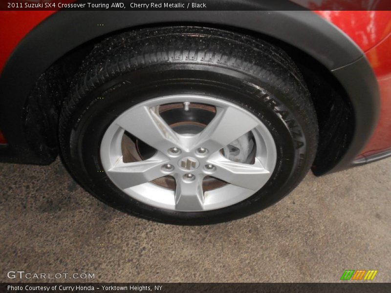 Cherry Red Metallic / Black 2011 Suzuki SX4 Crossover Touring AWD