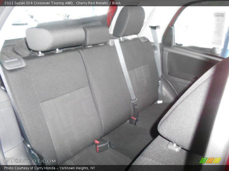 Cherry Red Metallic / Black 2011 Suzuki SX4 Crossover Touring AWD
