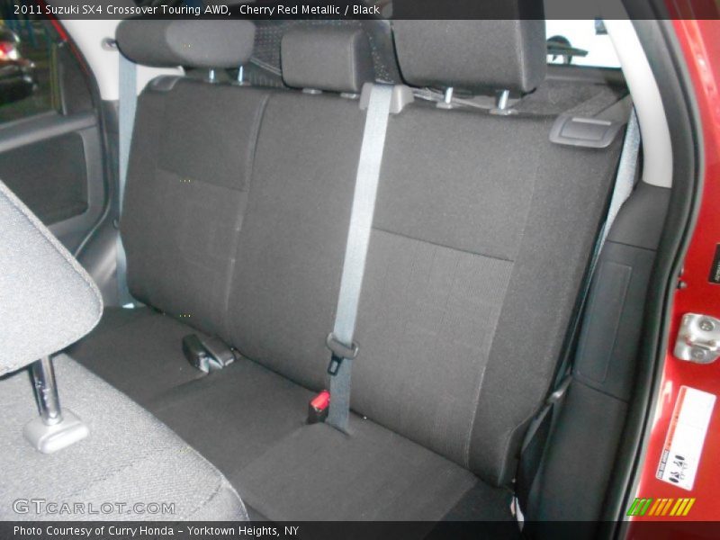 Cherry Red Metallic / Black 2011 Suzuki SX4 Crossover Touring AWD