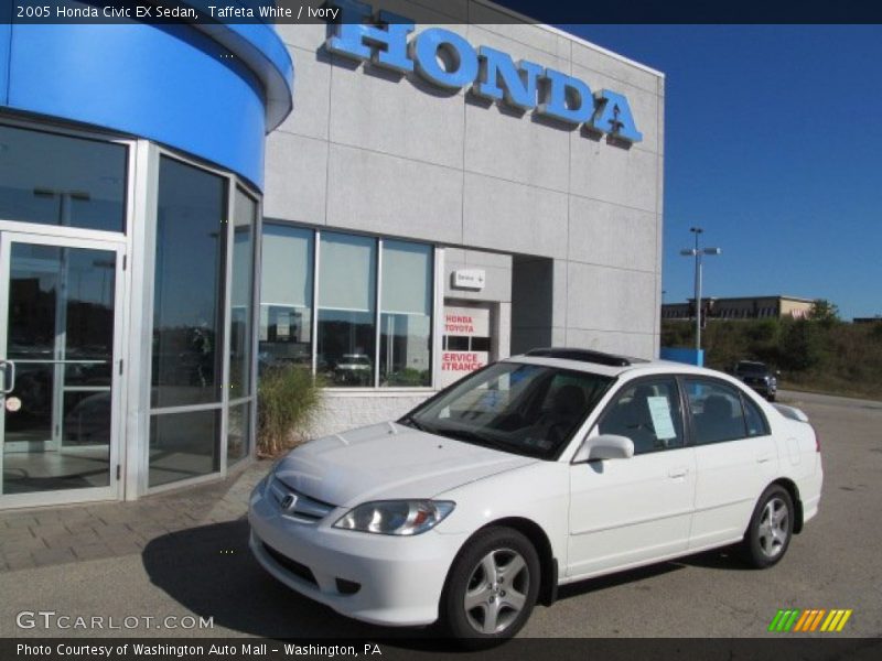 Taffeta White / Ivory 2005 Honda Civic EX Sedan