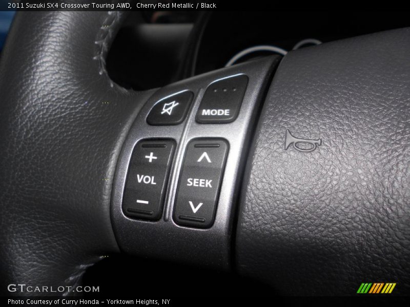 Cherry Red Metallic / Black 2011 Suzuki SX4 Crossover Touring AWD