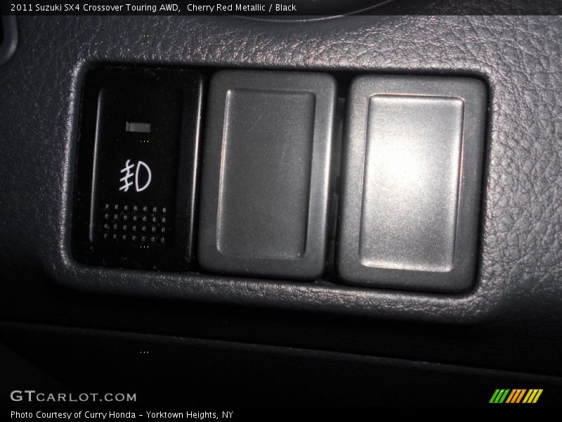 Cherry Red Metallic / Black 2011 Suzuki SX4 Crossover Touring AWD