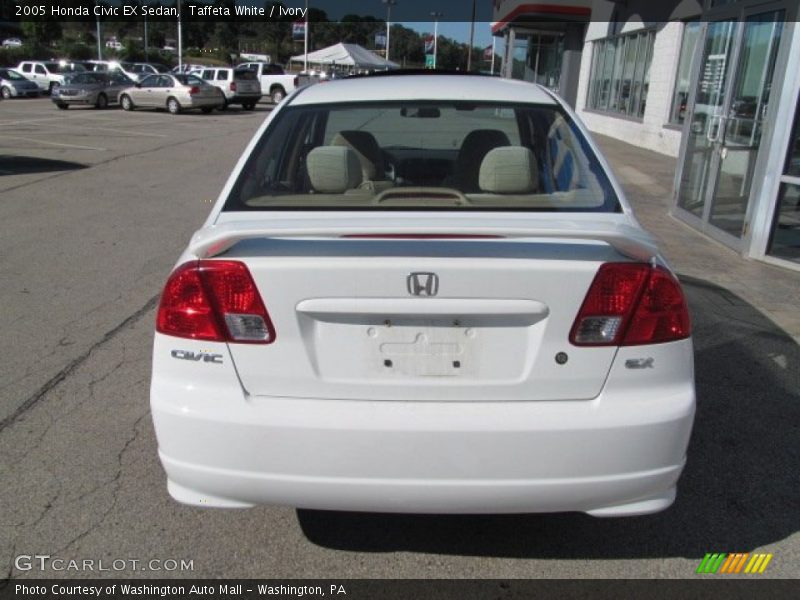 Taffeta White / Ivory 2005 Honda Civic EX Sedan