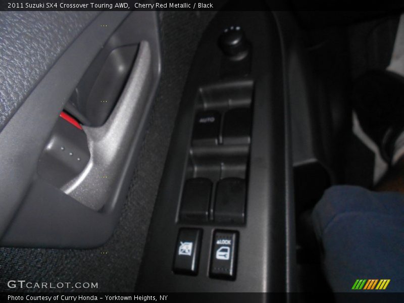 Cherry Red Metallic / Black 2011 Suzuki SX4 Crossover Touring AWD