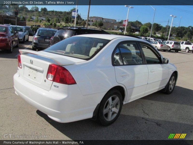 Taffeta White / Ivory 2005 Honda Civic EX Sedan