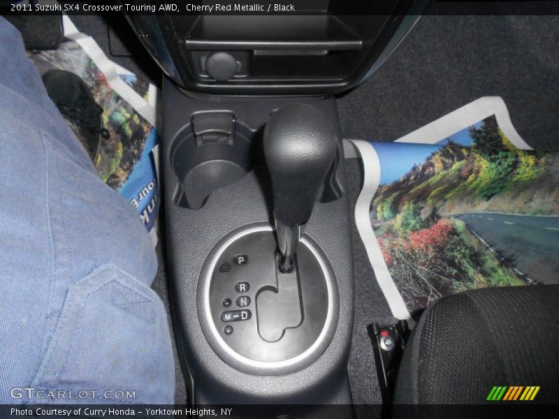 Cherry Red Metallic / Black 2011 Suzuki SX4 Crossover Touring AWD