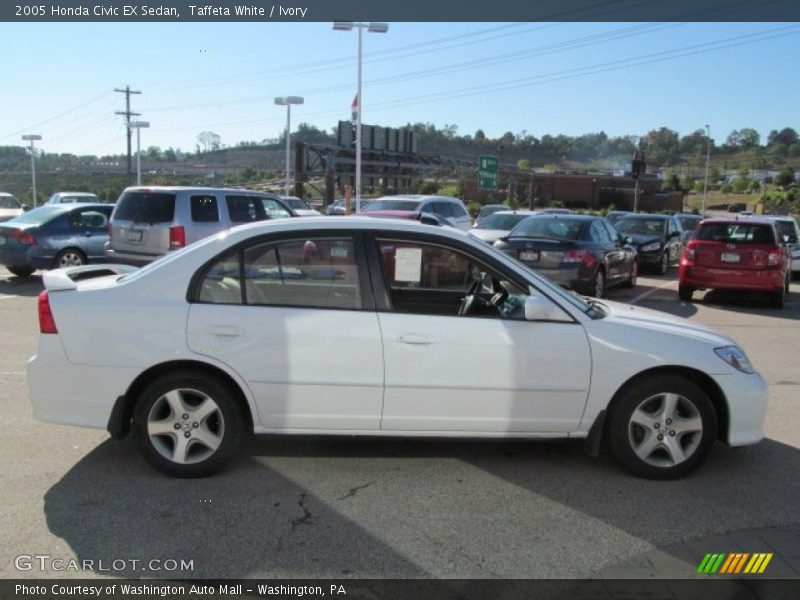 Taffeta White / Ivory 2005 Honda Civic EX Sedan