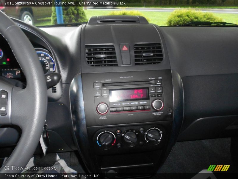 Cherry Red Metallic / Black 2011 Suzuki SX4 Crossover Touring AWD