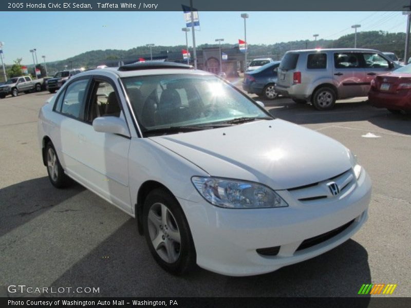 Taffeta White / Ivory 2005 Honda Civic EX Sedan
