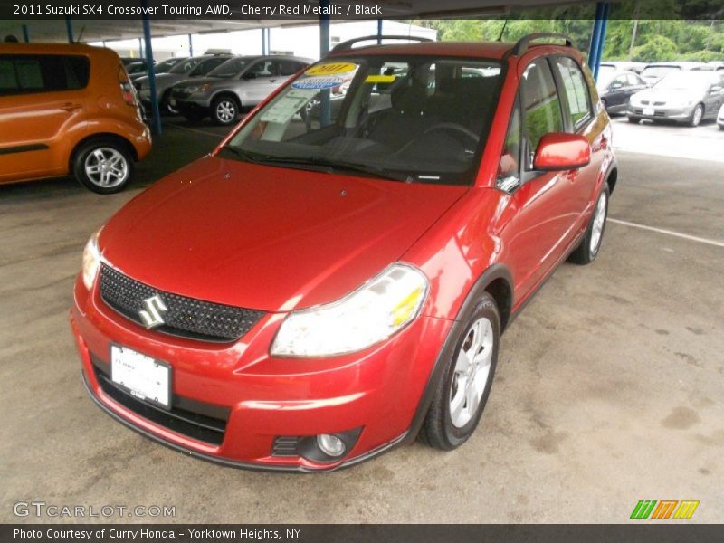 Cherry Red Metallic / Black 2011 Suzuki SX4 Crossover Touring AWD